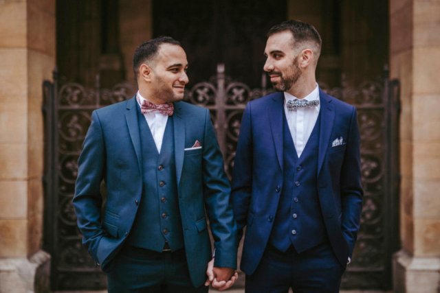 photo couple gay mariage Lyon