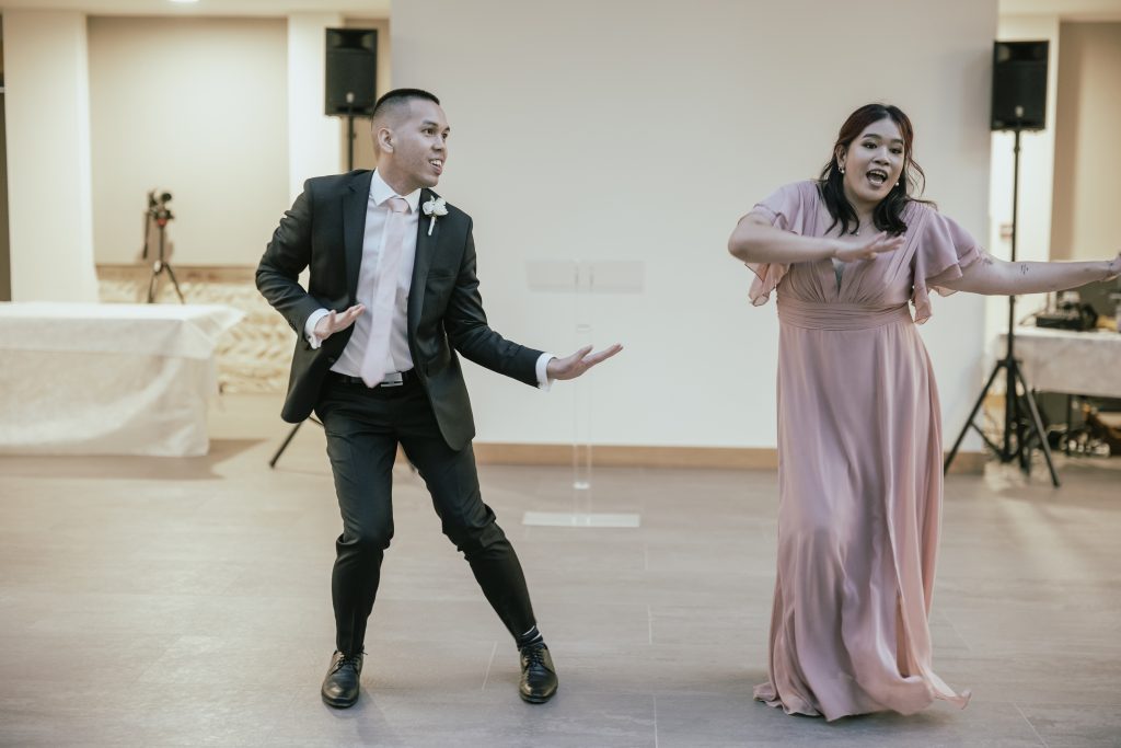 entrée des mariés en danse
